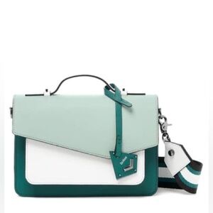 ‼️RARE‼️🎸💯AUTH. Cobble Hill🎸🔥NWT🔥LEATHER CROSSBODY BAG in GREEN